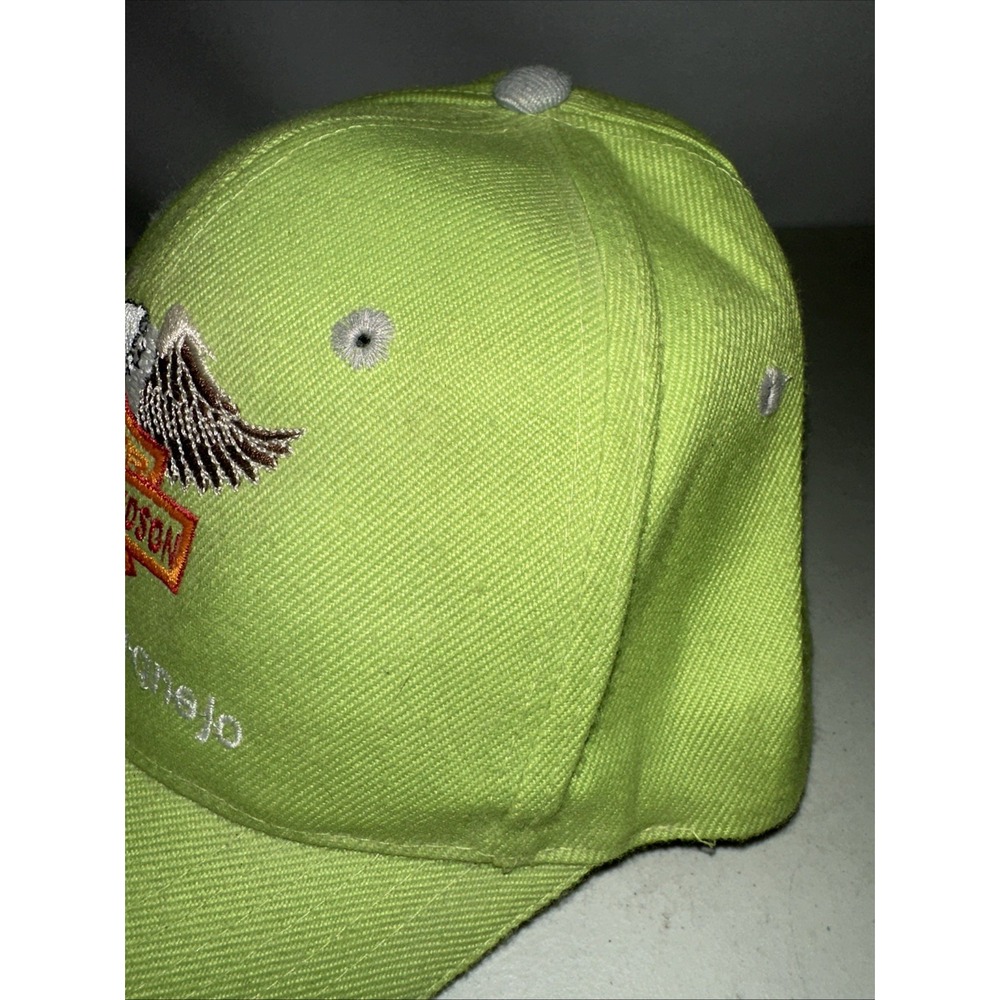 Harley Davidson Motorcycle Ixtapa Orange Gold Cap HD Eagle Emblem Hat Biker READ - Picture 5 of 13